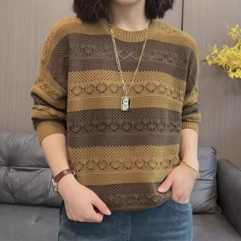 減齡長袖針織衫