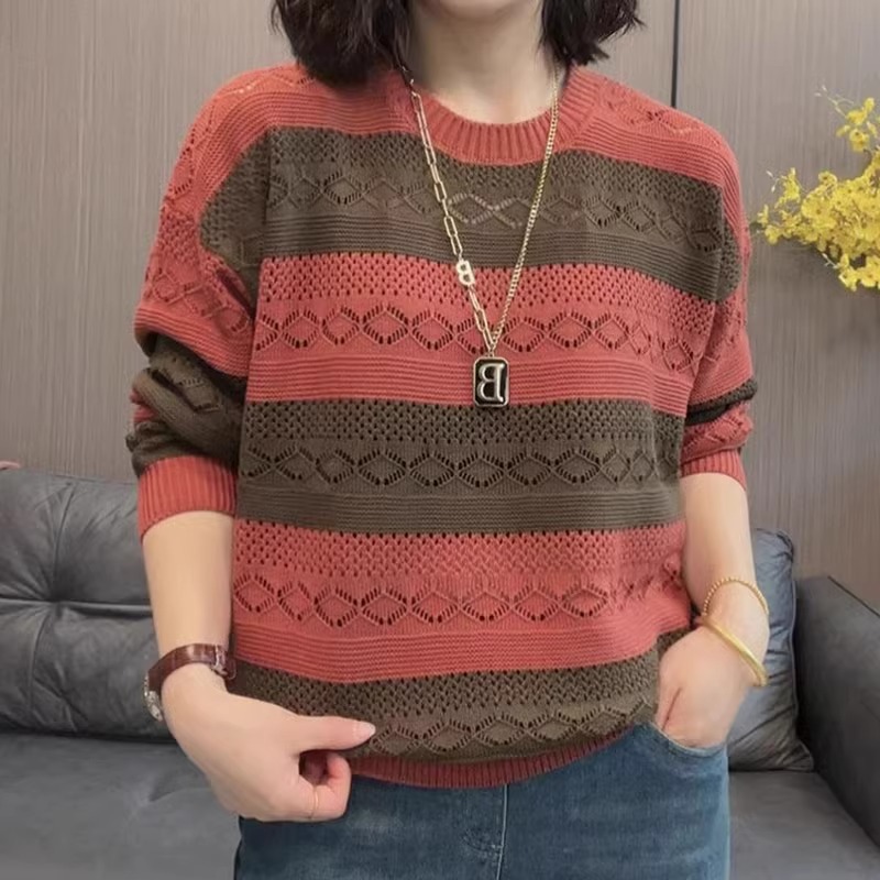 減齡長袖針織衫